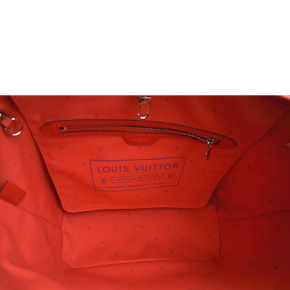 LOUIS VUITTON Neverfull LV Escale MM Monogram Canvas Shoulder Bag Mulitcolor