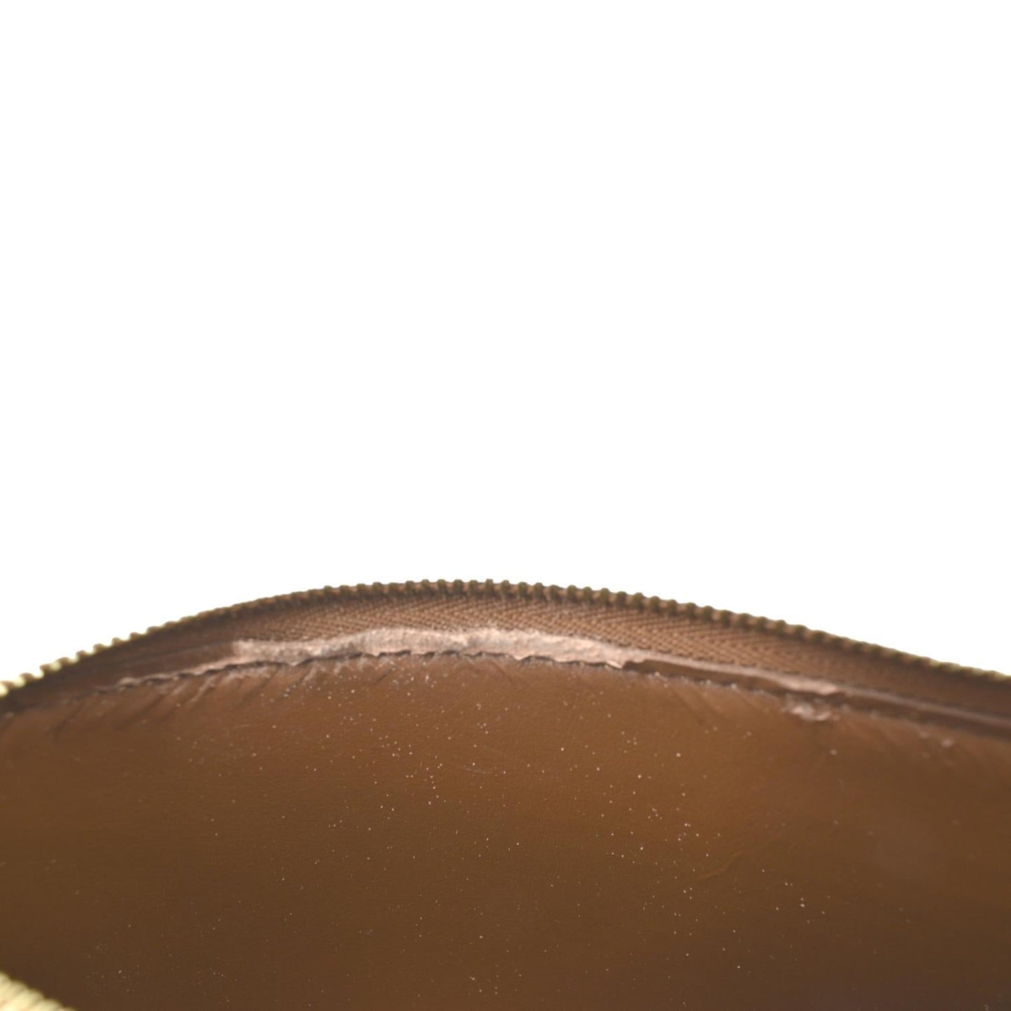LOUIS VUITTON Lexington Monogram Vernis Leather Pouch Bronze