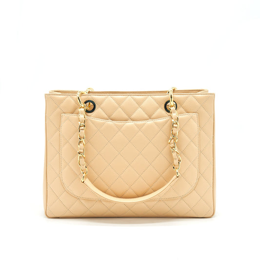 Chanel Grand Shopping Tote Bag Beige with