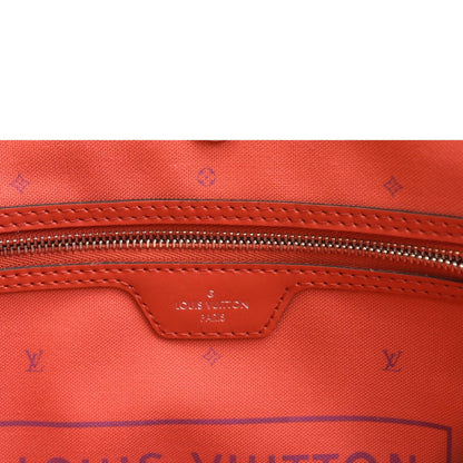LOUIS VUITTON Neverfull LV Escale MM Monogram Canvas Shoulder Bag Mulitcolor