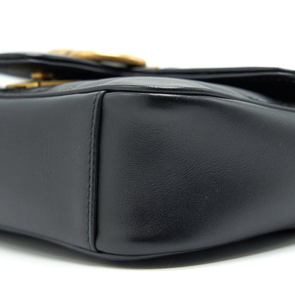 Gucci GG Marmont Mini Matelasse Shoulder Bag Black