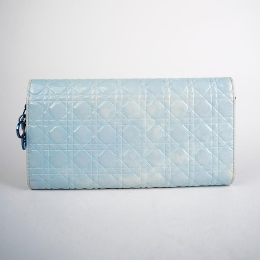 Dior Wallet On Chain WOC Crossbody Bag Blue