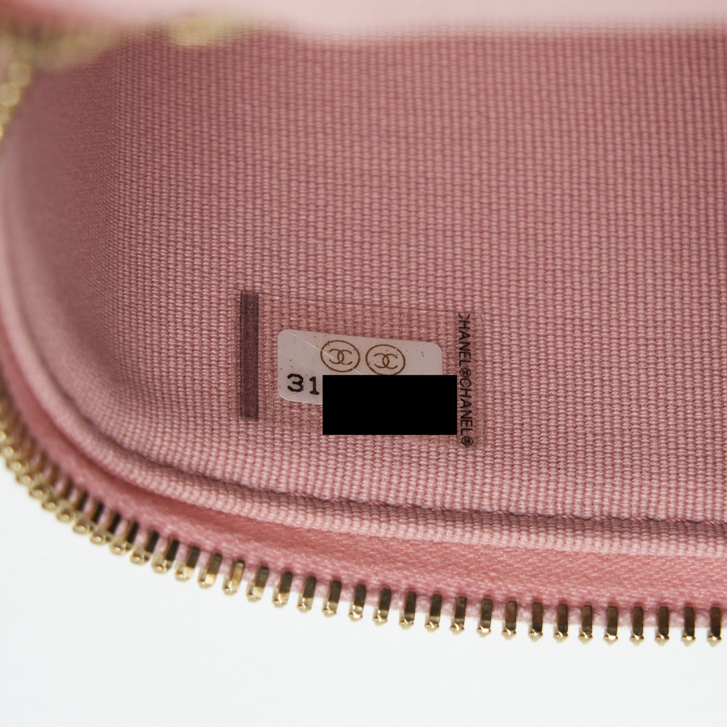 Chanel 22C Mini Vanity With Chain Caviar Pink L