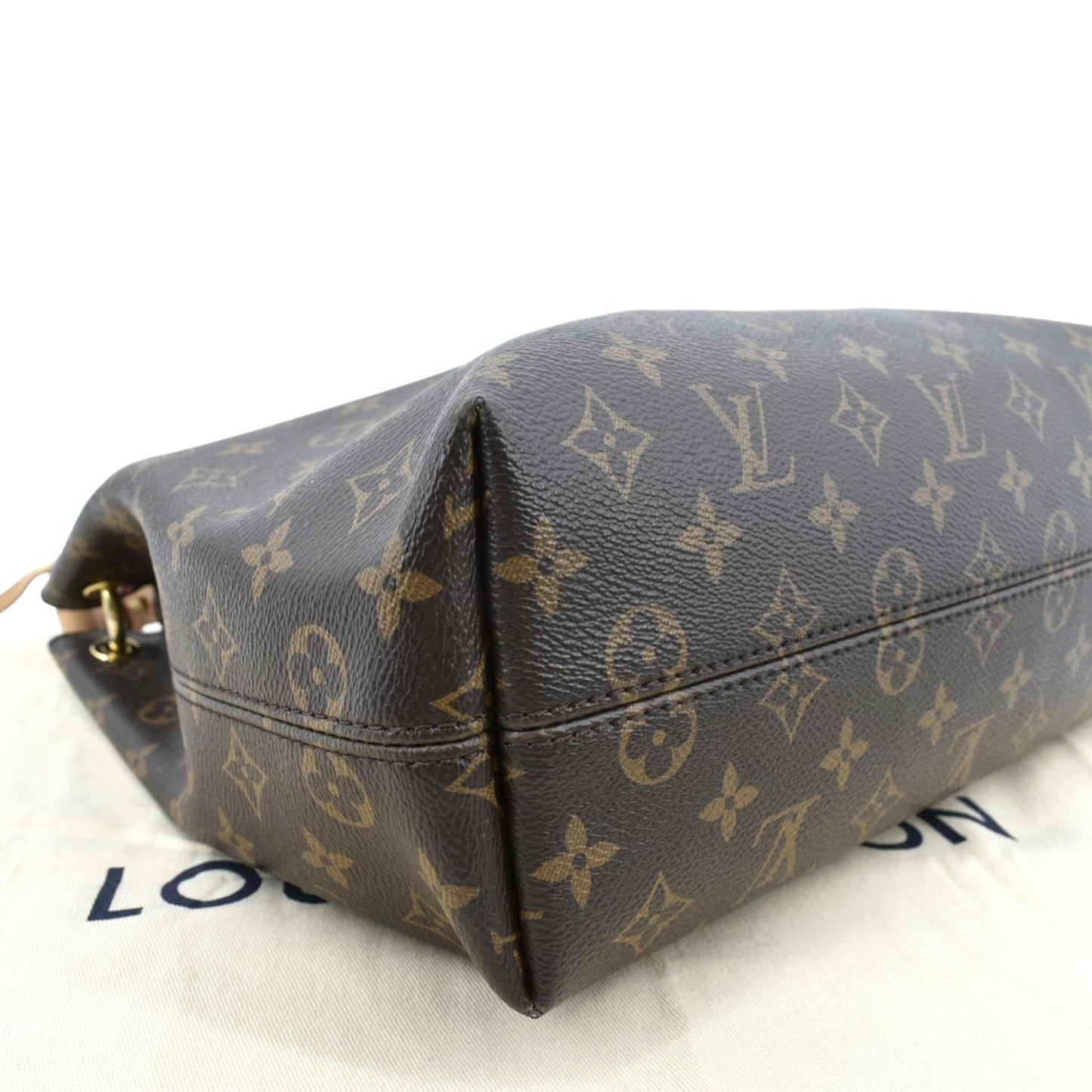 LOUIS VUITTON Graceful PM Monogram Canvas Shoulder Bag Brown