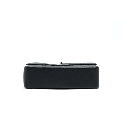 CHANEL CAVIER CLASSIC MAXI DOUBLE FLAP BAG BLACK