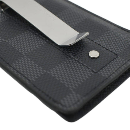 LOUIS VUITTON Prince Damier Graphite Card Holder Grey