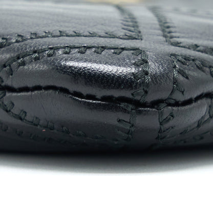 Chanel Quilted Pouch with Tassel Black L