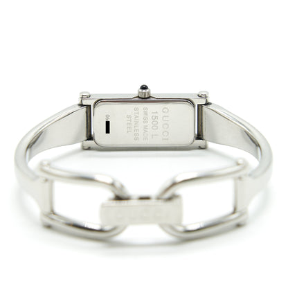Gucci Vintage Horsebit Bracelet Watch in SHW