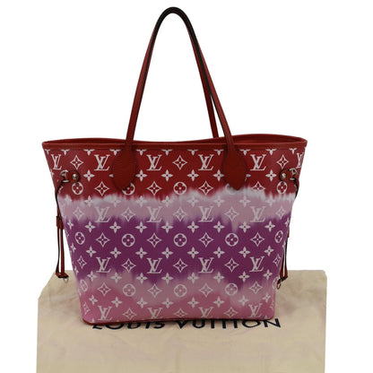 LOUIS VUITTON Neverfull LV Escale MM Monogram Canvas Shoulder Bag Mulitcolor