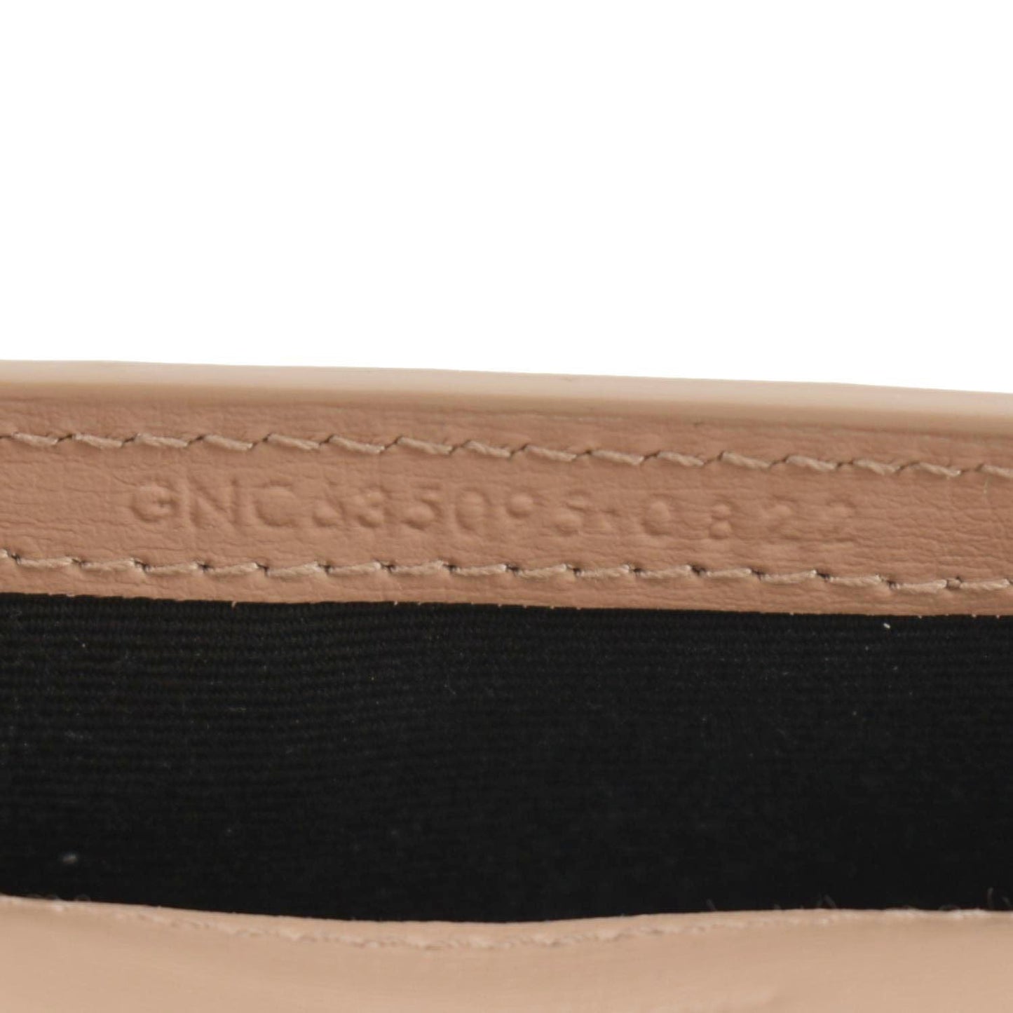 YVES SAINT LAURENT Cassandre Phone Holder Leather Shoulder Bag Dark Beige