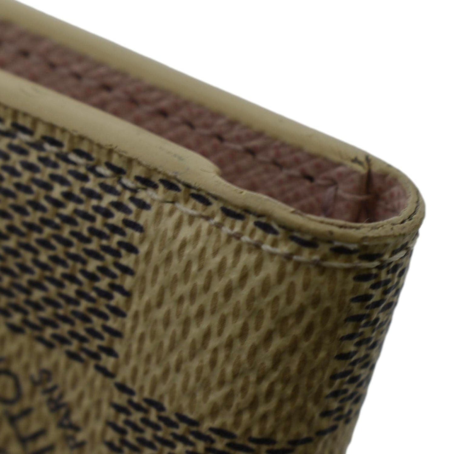LOUIS VUITTON Victorine Damier Azur Wallet White