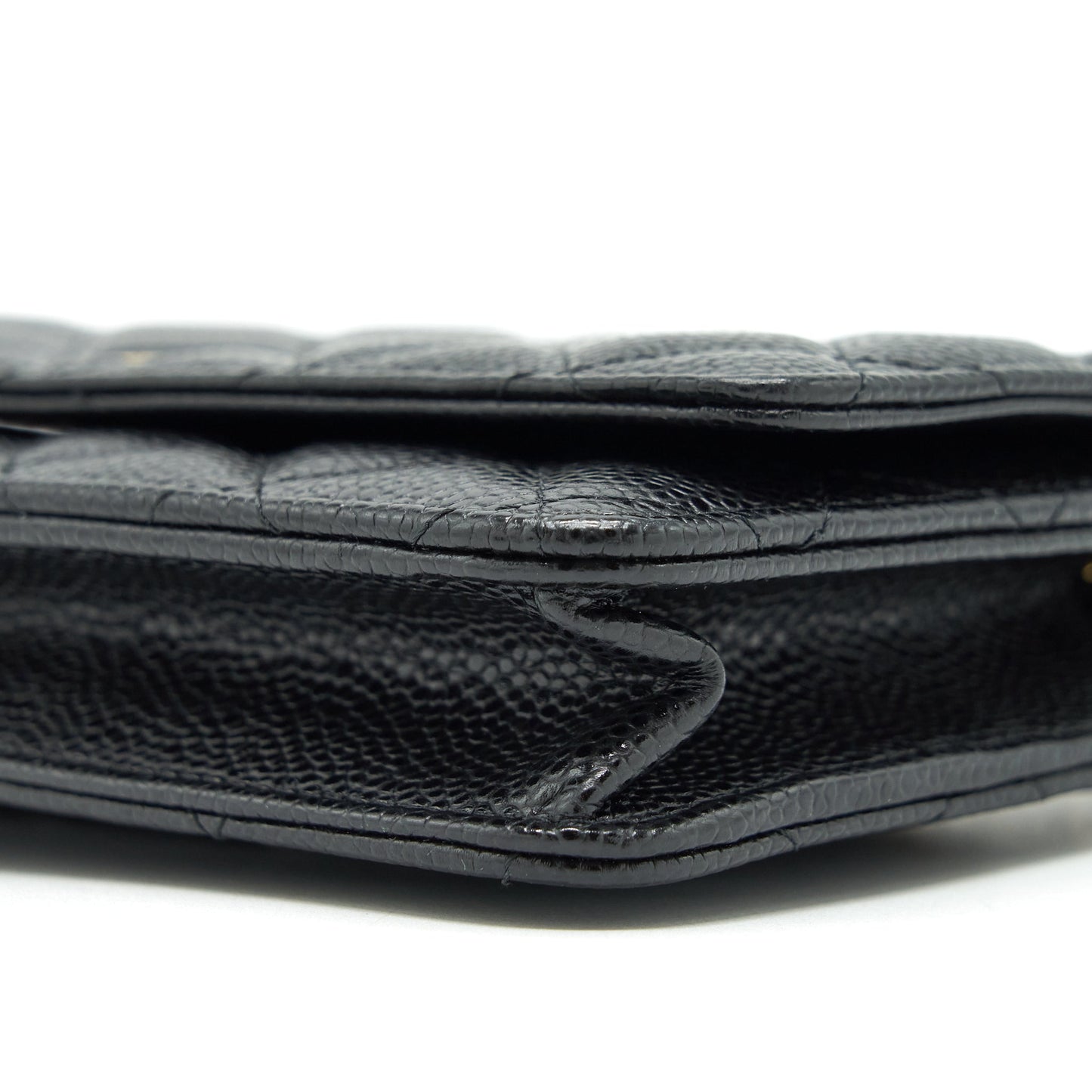 Chanel Classic Wallet On Chain Caviar Black