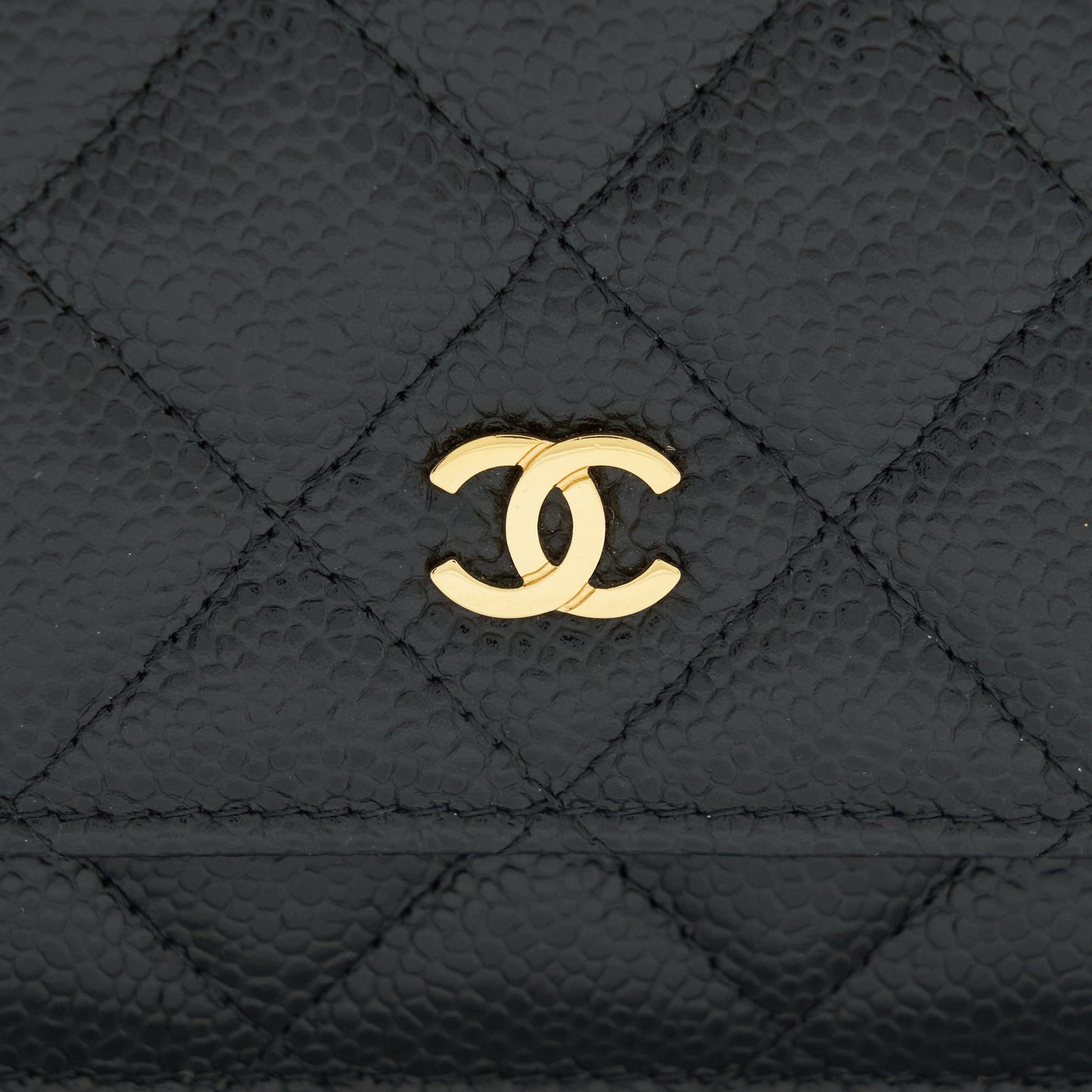 Chanel Classic Wallet On Chain Caviar Black