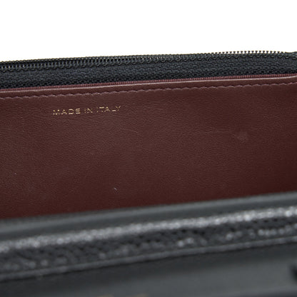 Chanel Classic Wallet On Chain Caviar Black