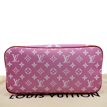 LOUIS VUITTON Neverfull LV Escale MM Monogram Canvas Shoulder Bag Mulitcolor