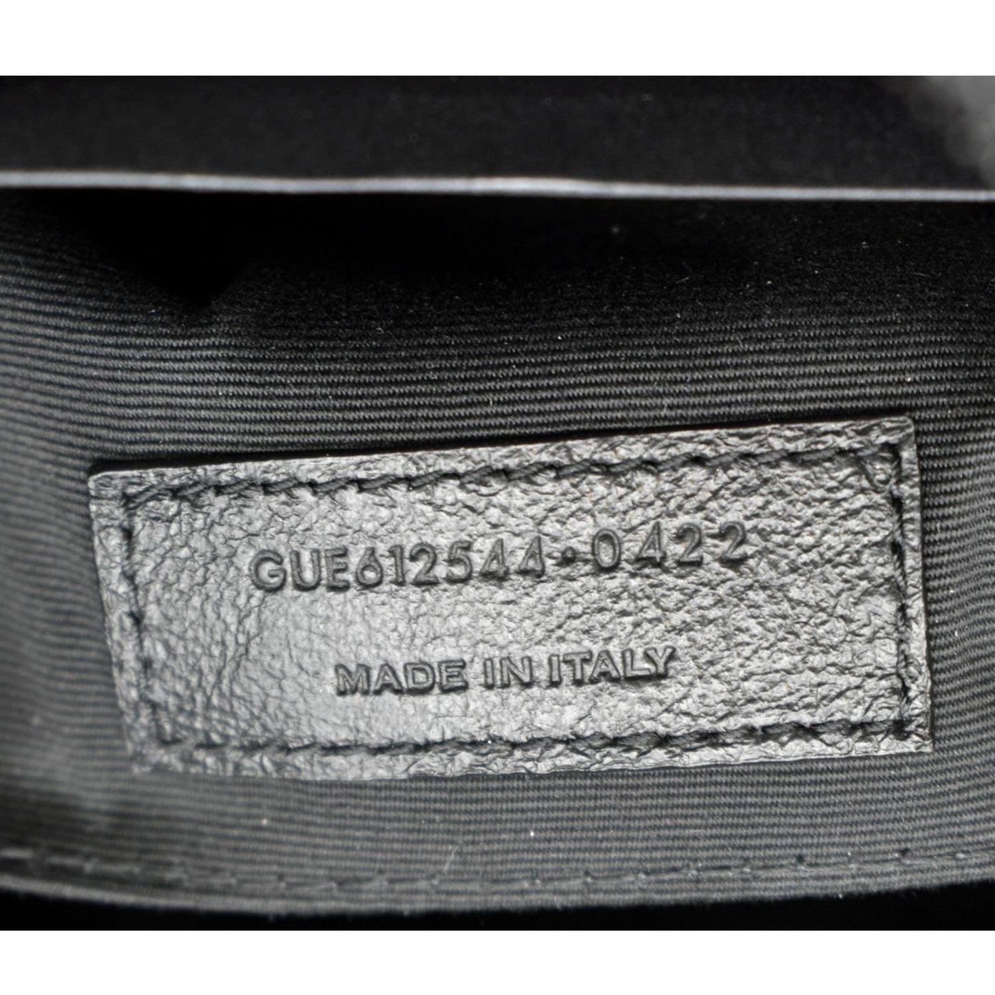 YVES SAINT LAURENT Lou Chevron Leather Camera Crossbody Bag Black