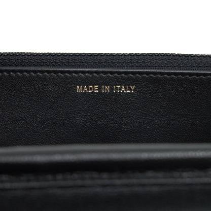 Chanel 22S Detail CC Logo Wallet On Chain Caviar Black L