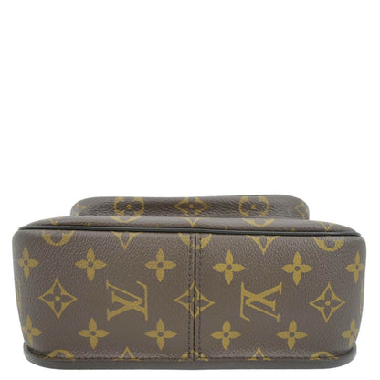 LOUIS VUITTON Passy NM Monogram Canvas Shoulder Bag Brown