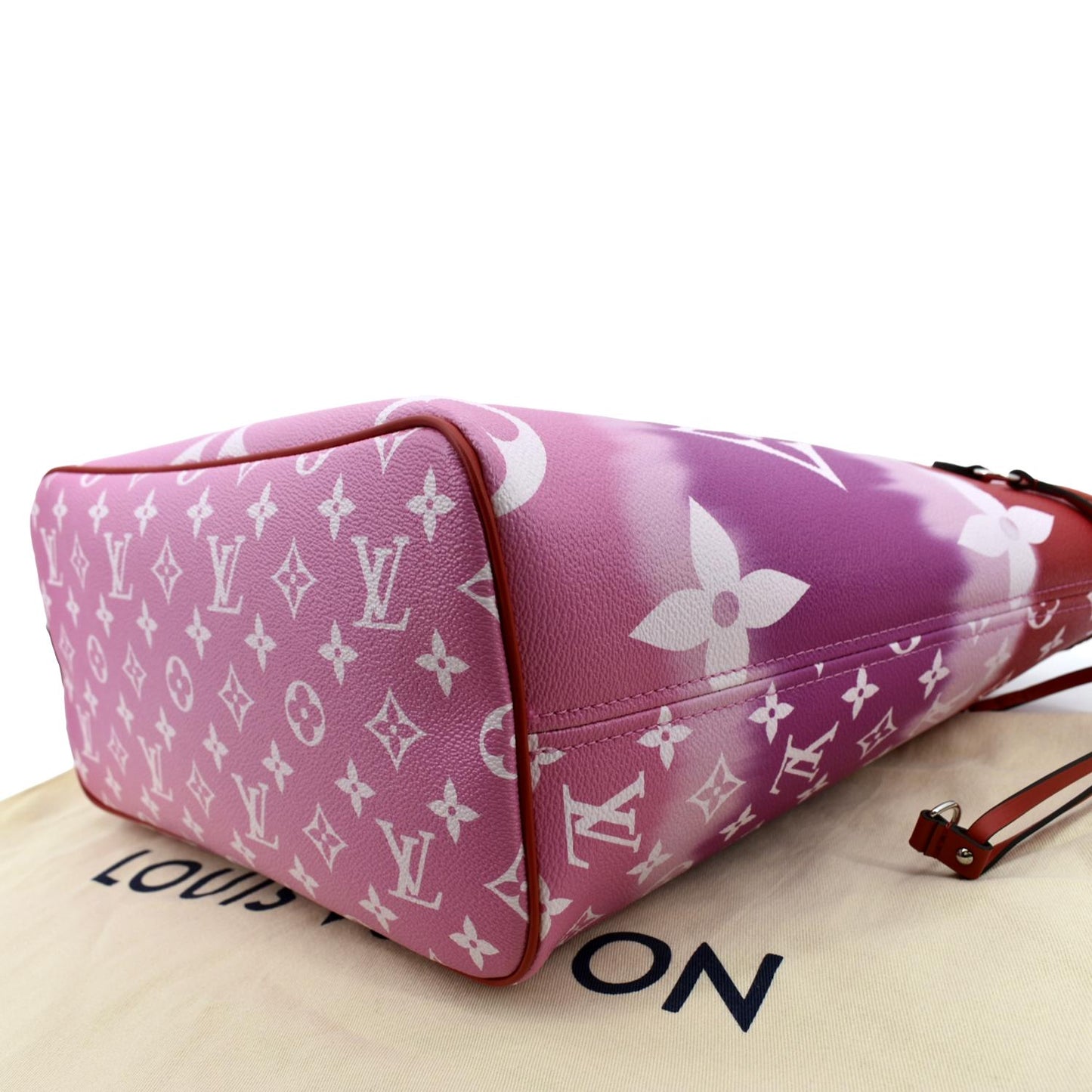 LOUIS VUITTON Neverfull LV Escale MM Monogram Canvas Shoulder Bag Mulitcolor