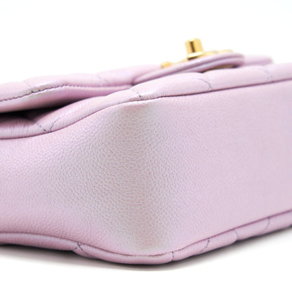 Chanel 21K My Perfect Mini Flap Bag Caviar Pink
