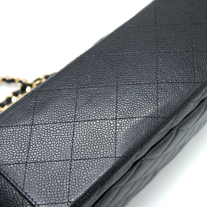 Chanel Maxi Classic Double Flap Bag Caviar Black