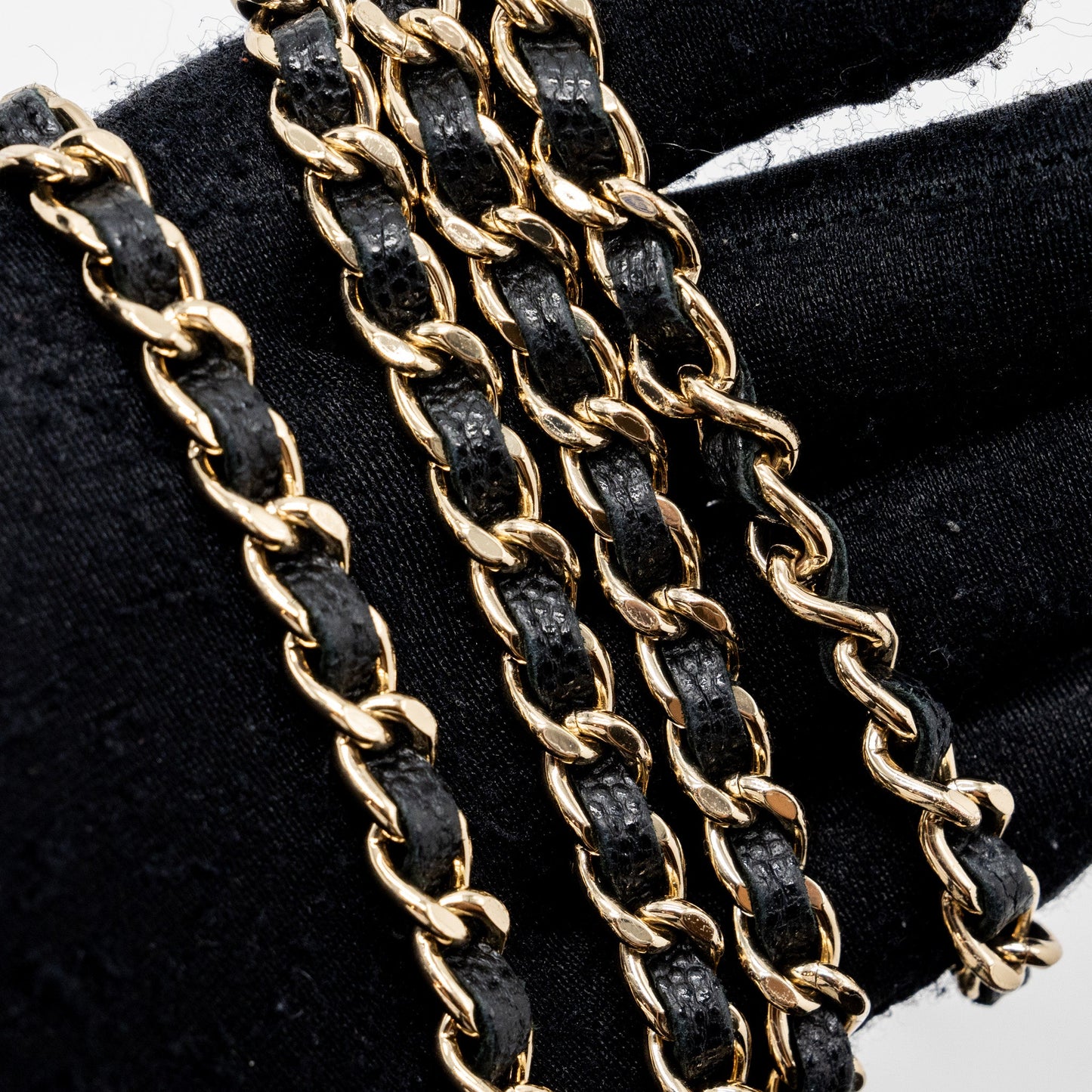 Chanel Long Vanity Case Caviar Black L