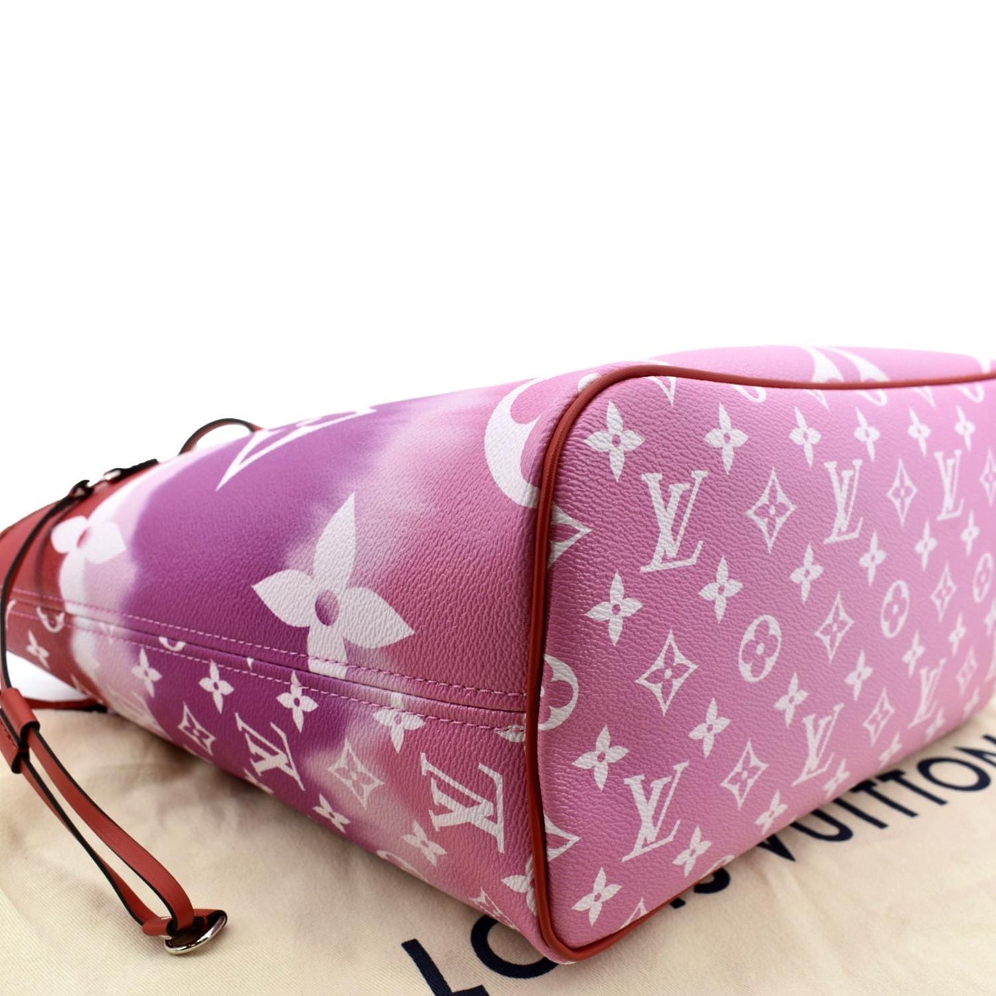 LOUIS VUITTON Neverfull LV Escale MM Monogram Canvas Shoulder Bag Mulitcolor