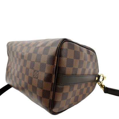 LOUIS VUITTON Speedy 25 Bandouliere Damier Ebene Shoulder Bag Brown