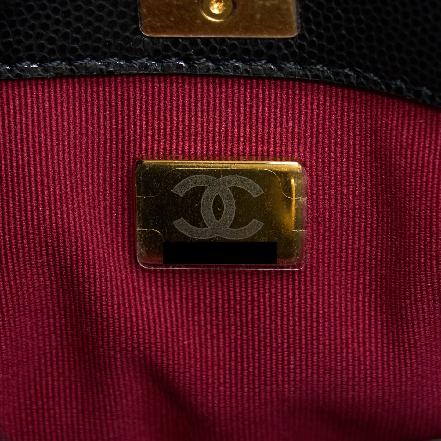 Chanel 22A Twist Your Buttons Hobo Shoulder Bag Caviar Black