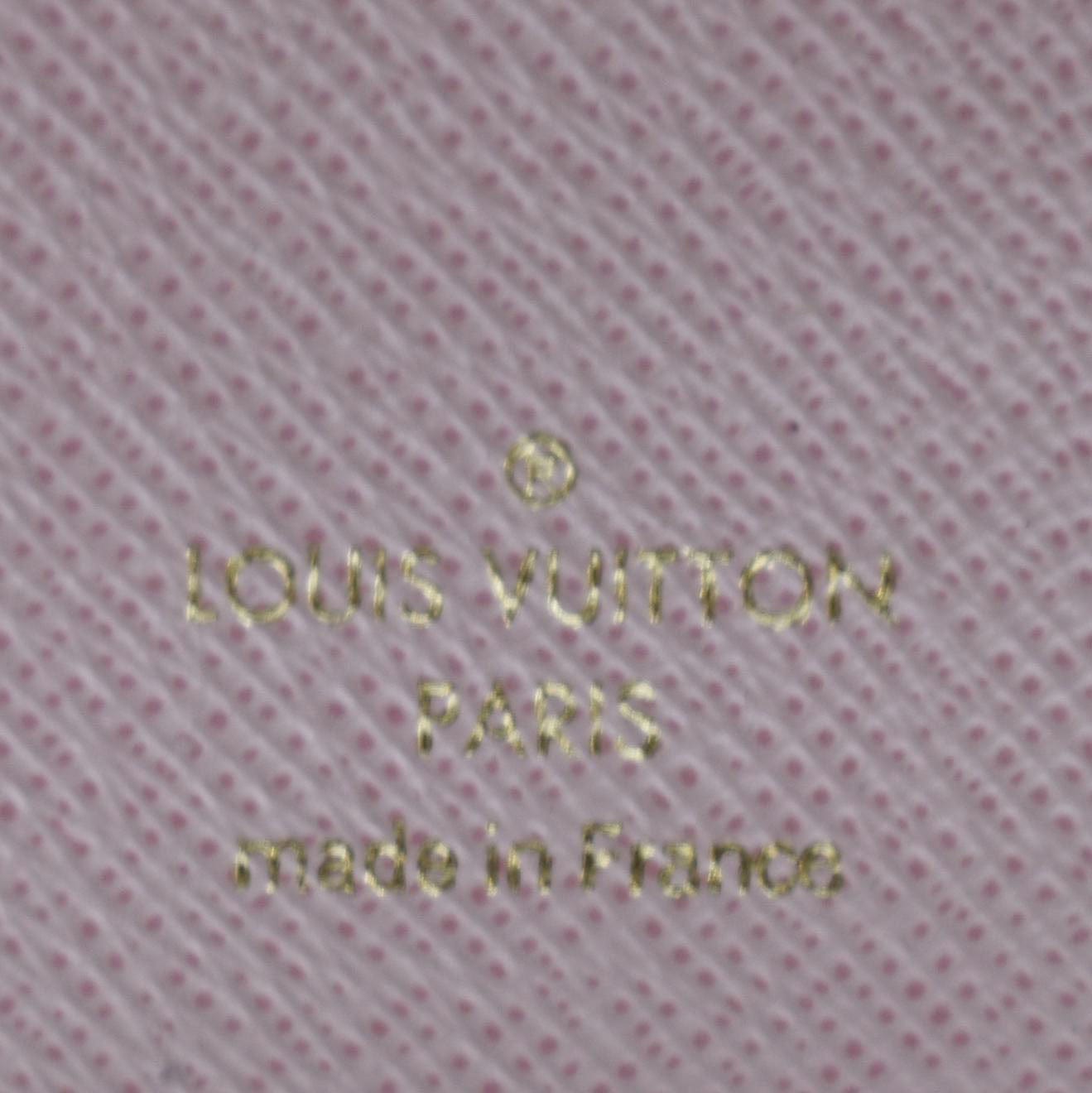 LOUIS VUITTON Victorine Damier Azur Wallet White