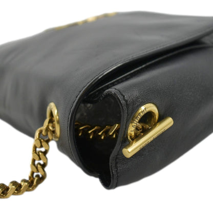 YVES SAINT LAURENT Kate Reversible Medium Leather Crossbody Bag Black