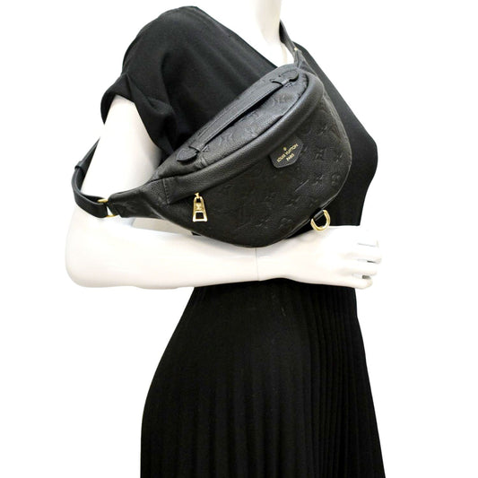 LOUIS VUITTON Monogram Empreinte Bumbag Black