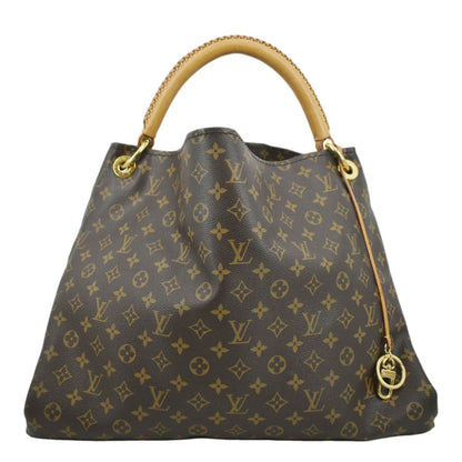 LOUIS VUITTON Artsy GM Monogram Canvas Hobo Bag Brown