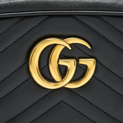 Gucci GG Marmont Small Matelasse Shoulder Bag Black