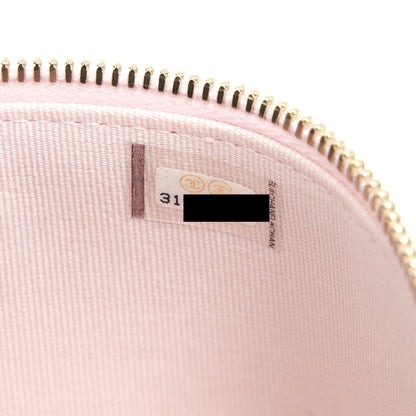 Chanel 22p mini vanity case lambskin pink