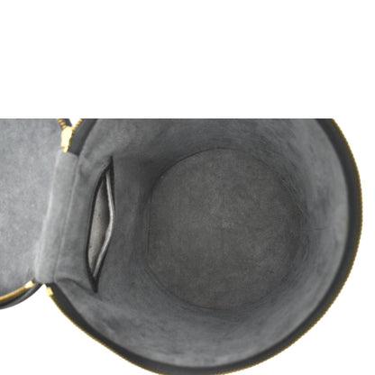 LOUIS VUITTON Cannes Epi Leather Vanity Bag Black