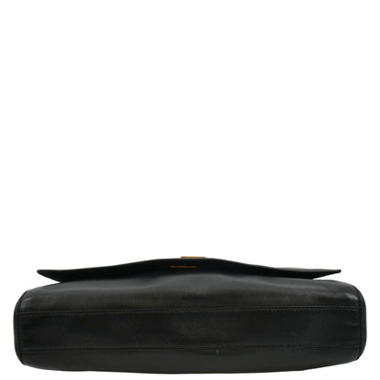 YVES SAINT LAURENT Kate Reversible Medium Leather Crossbody Bag Black