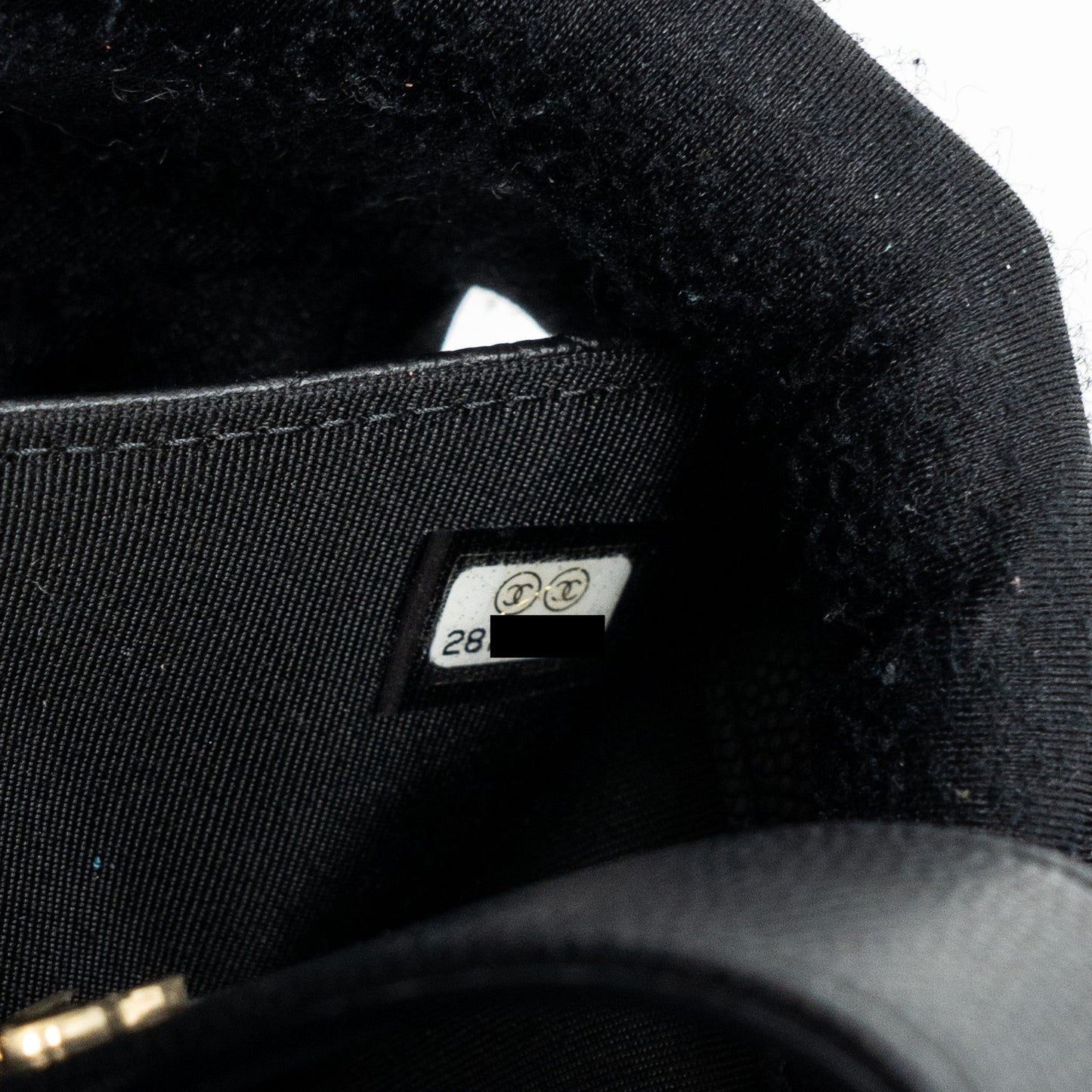 Chanel Clutch Wallet Caviar Black L