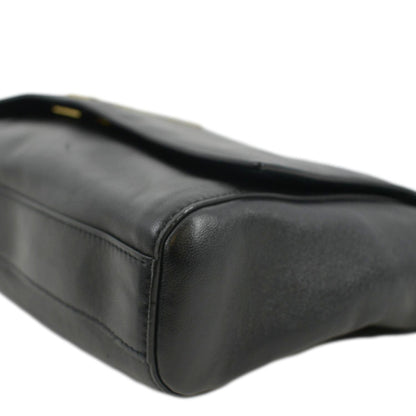 YVES SAINT LAURENT Kate Reversible Medium Leather Crossbody Bag Black