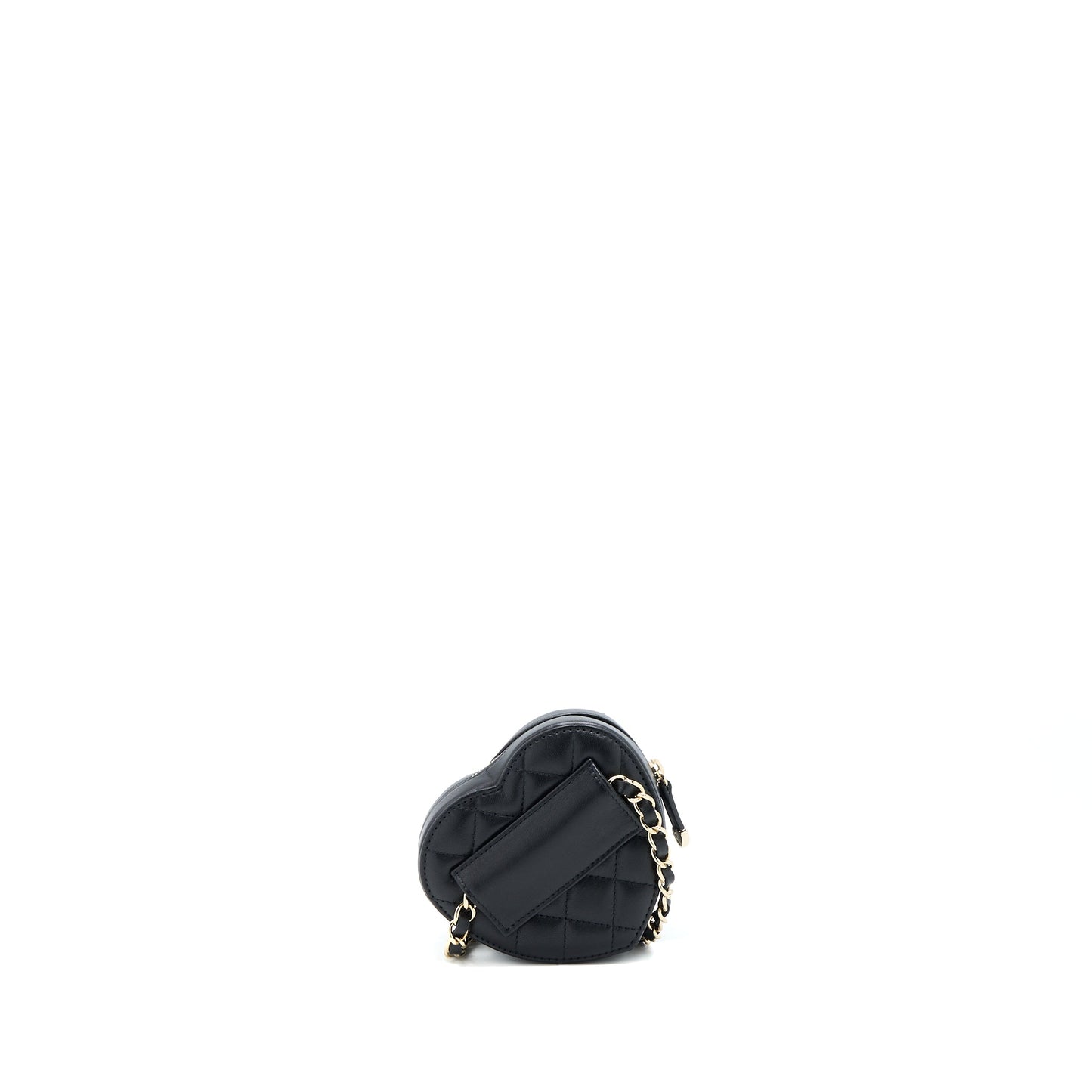 CHANEL 22S Heart Belt Bag Lambskin Black L