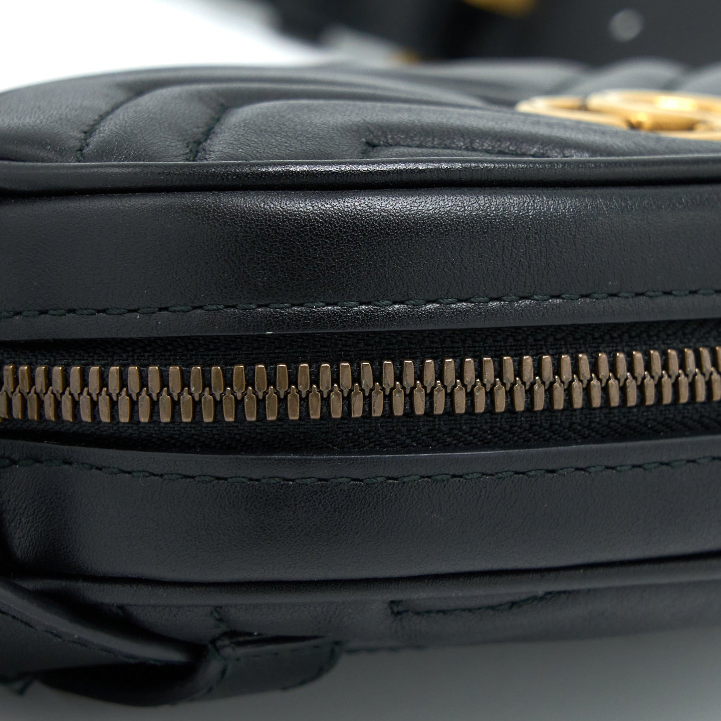Gucci size95 Marmont Belt Bag Black