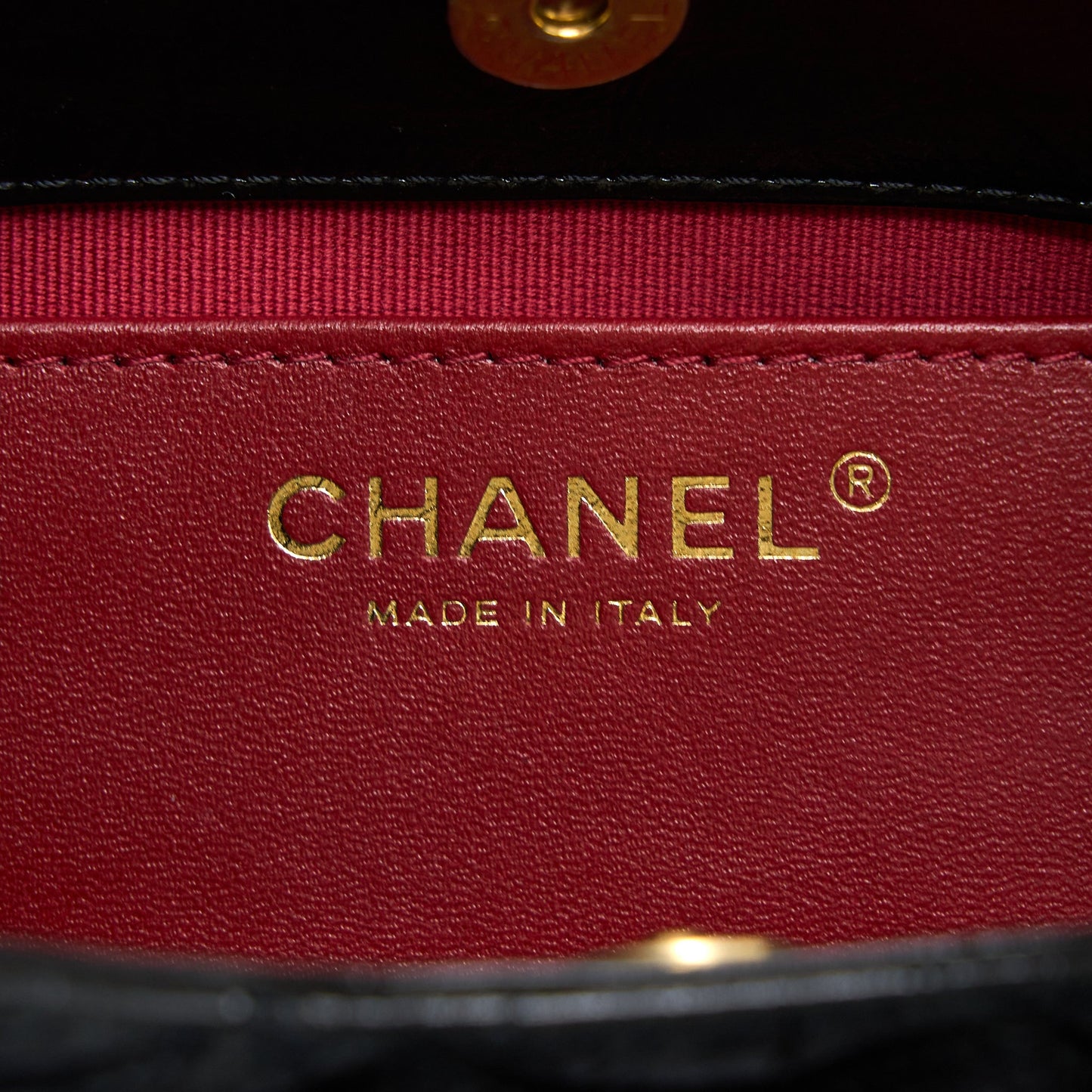 Chanel 23C Small Hobo Bag Shiny Calfskin Black Brushed  (Microchip)