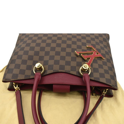 LOUIS VUITTON LV Riverside Damier Ebene Shoulder Bag Brown