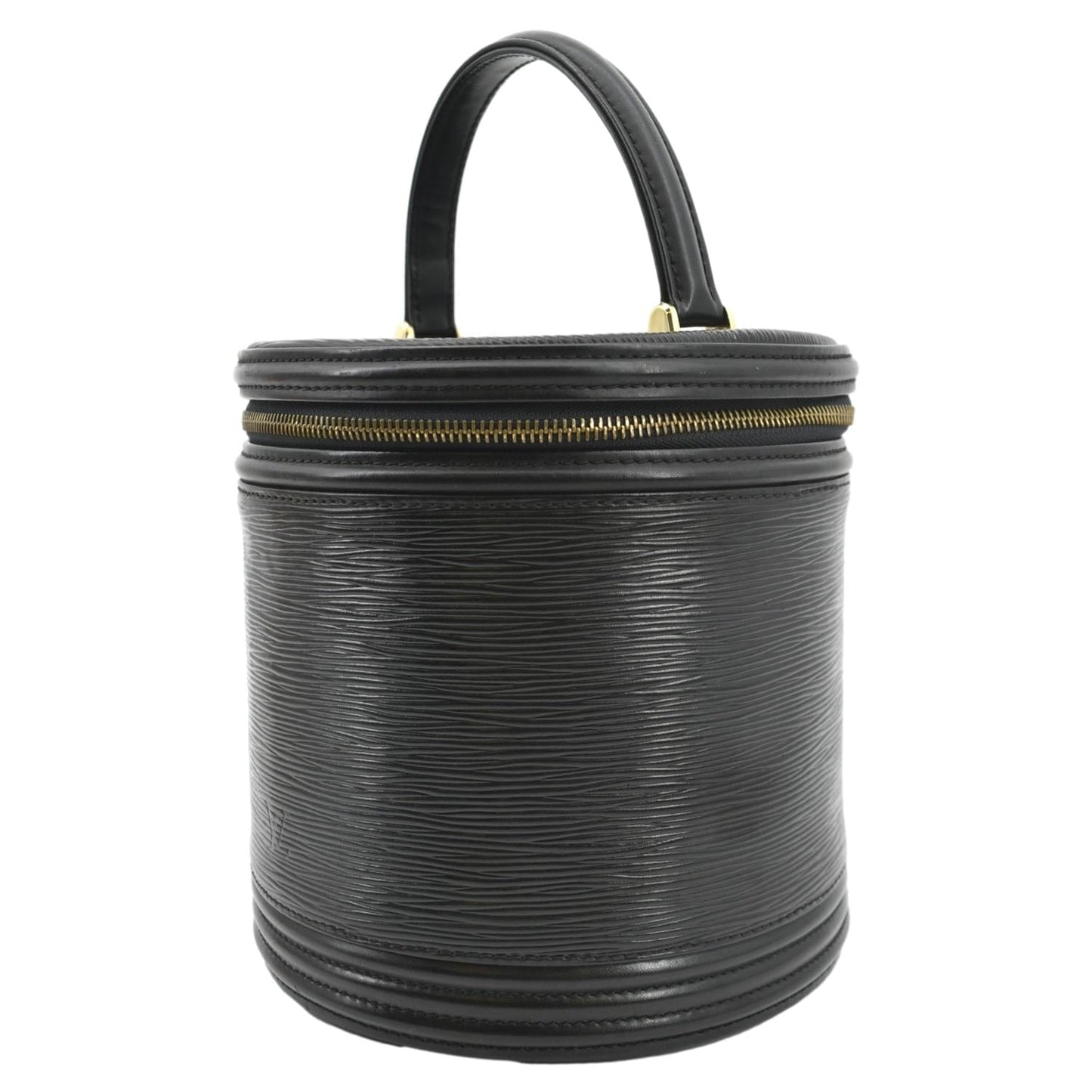 LOUIS VUITTON Cannes Epi Leather Vanity Bag Black