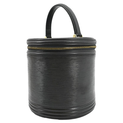 LOUIS VUITTON Cannes Epi Leather Vanity Bag Black