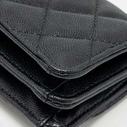 Chanel 22s Mini Clutch With Chain Caviar Black