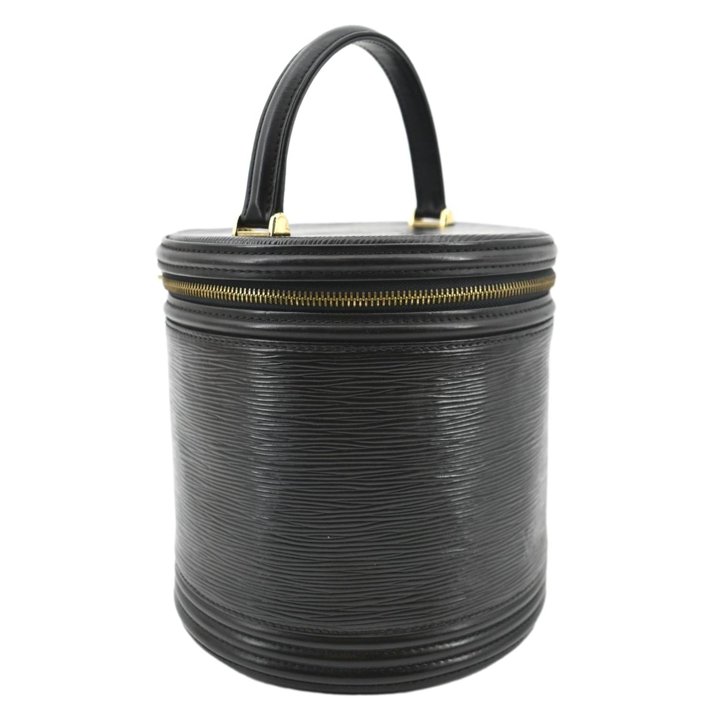 LOUIS VUITTON Cannes Epi Leather Vanity Bag Black