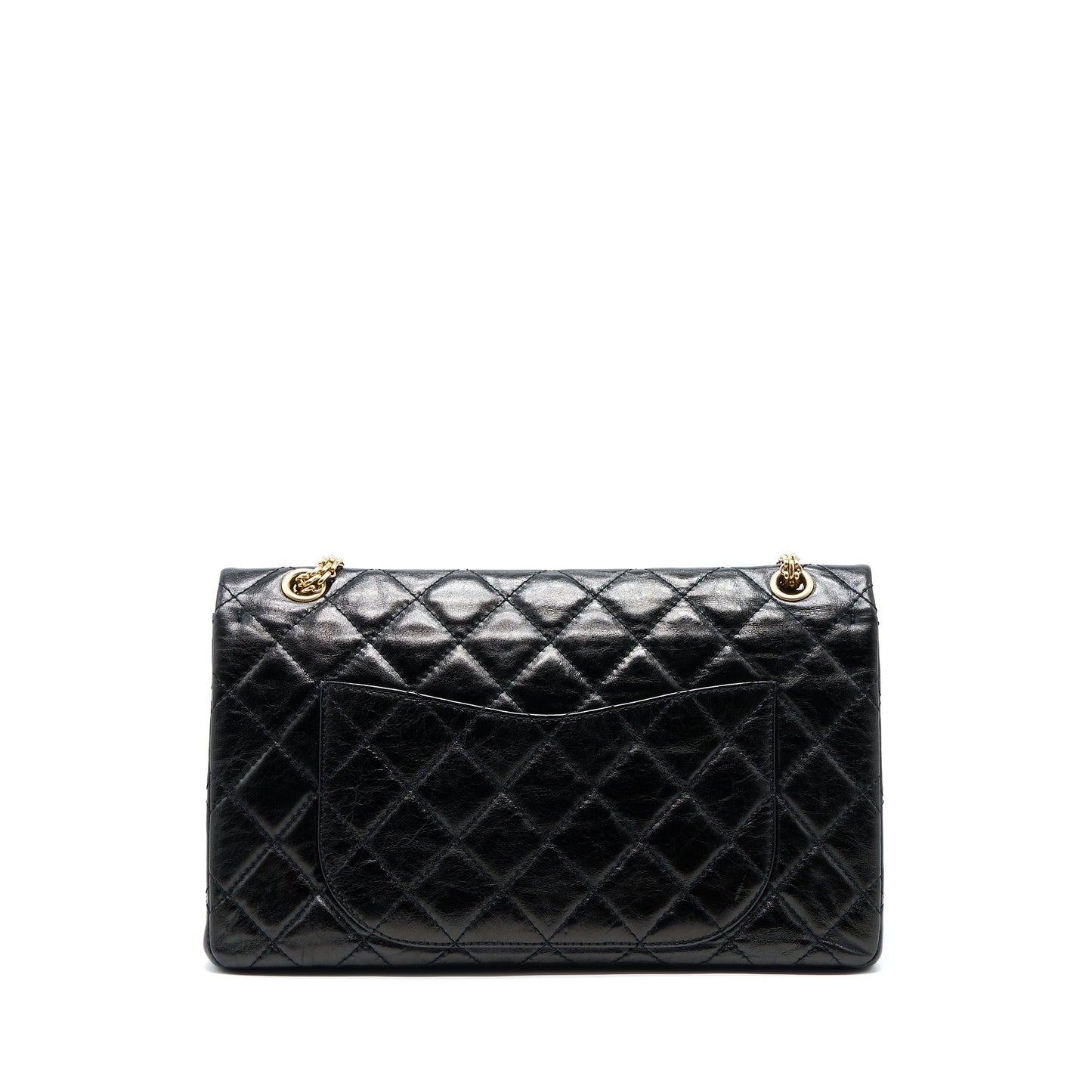 Chanel 2.55 Reissue 227 Shiny Aged Calfskin Black