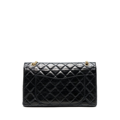 Chanel 2.55 Reissue 227 Shiny Aged Calfskin Black