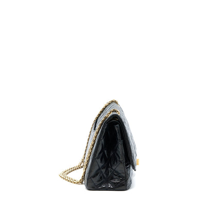Chanel 2.55 Reissue 227 Shiny Aged Calfskin Black